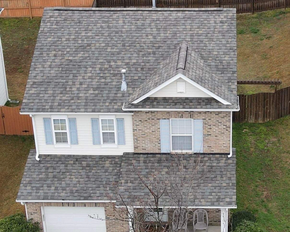 two story house with vinyl roofing durham nc